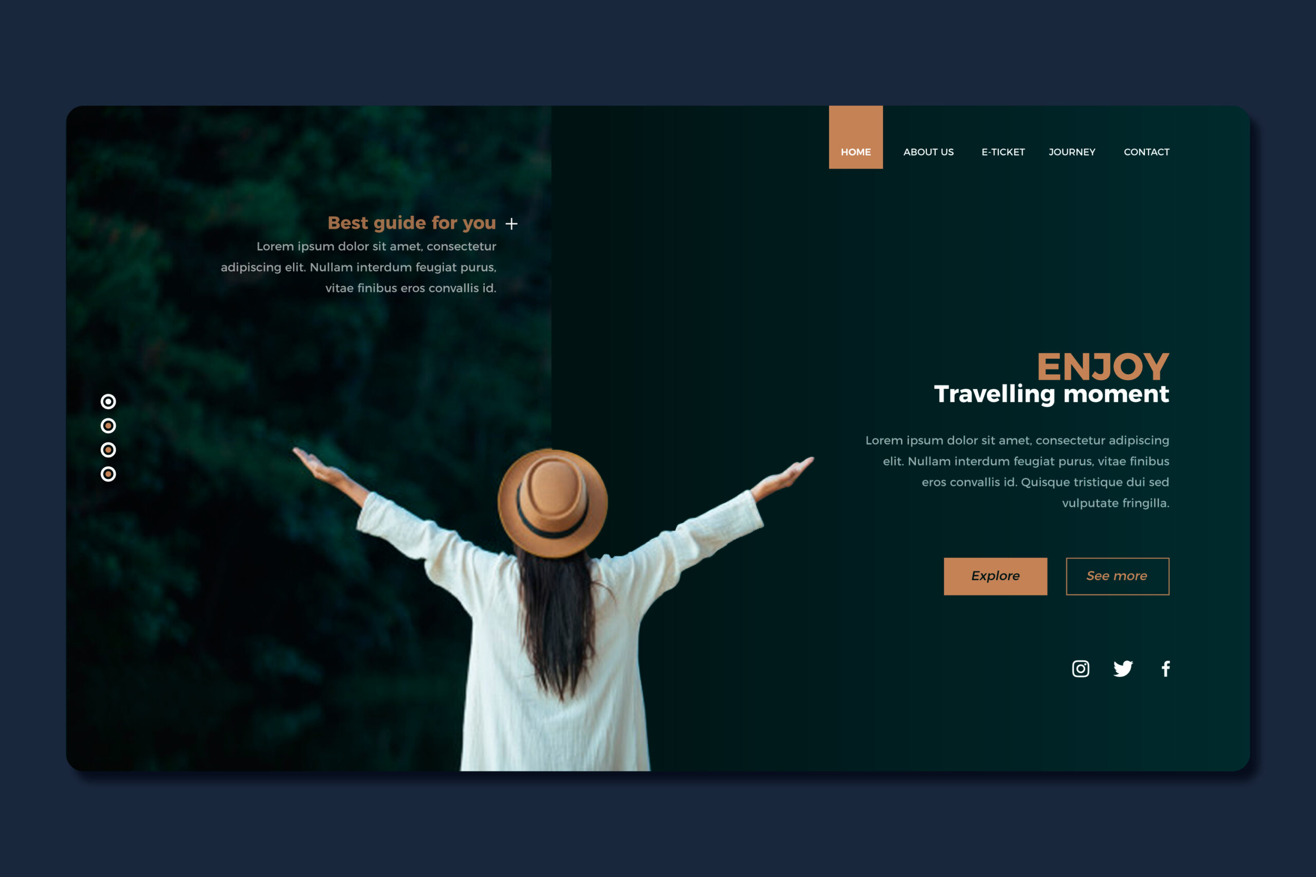 Landing page
